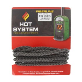 GUARNIZIONE IN FIBRA DI VETRO PER STUFA MM. 6 x 2,5 MT.