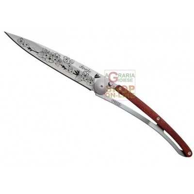 DEEJO TATTOO 37G CHERRY BLOSSOM ROSEWOOD COLTELLO CHIUDIBILE
