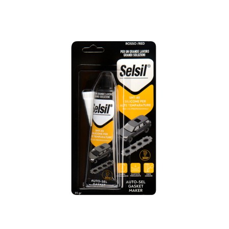 SELSIL SILICONE ALTA TEMPERATURA SHT-85 ROSSO GR. 85