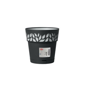 STEFANPLAST OPERA VASE DEC. CLOE D.20 X H.19 CM GRAPHITE / LIGHT GRAY