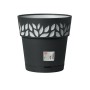 STEFANPLAST VASO OPERA DEC. CLOE D.30 X H.29 CM GRAFITE/GRIGIO LUCE
