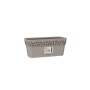 STEFANPLAST BALCONETTA IN PLASTICA OPERA DECORO CLOE GREIGE/GR.QUARZO cm 30x13x12h.