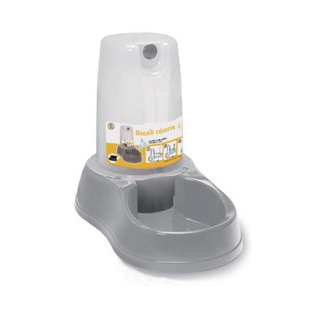 STEFANPLAST BREAK RESERVE ACQUA PER CANI E GATTI COLORE STONE GREY LT. 6,50 cm 45,5x26x36,5h