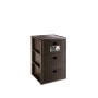 STEFANPLAST CASSETTIERA ELEGANCE 3 CASSETTI COLORE MOKA cm 40x40x60h