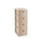 STEFANPLAST CASSETTIERA ELEGANCE SLIM 4 CASSETTI COLORE CASHMERE cm 30x40x80h