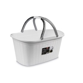 CESTA PORTABIANC. C/MANICI ELEGANCE