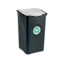 STEFANPLAST PATTUMIERA ECOGREEN CON FUSTO NERO E COPERCHIO BIANCO LT.50 cm 37x37x56h