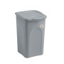 Stefanplast Portabiancheria Linea Primavera Chiuso Stone Grey cm. 37x37x56h. lt. 50