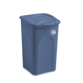 Stefanplast Portabiancheria Linea Primavera Palace Blu cm. 37x37x56h. lt. 50