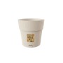 STEFANPLAST VASO IN PLASTICA ETHICA COLORE GESSO cm. 20x19h.