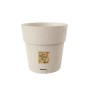 STEFANPLAST VASO IN PLASTICA ETHICA COLORE GESSO cm. 25x25h.