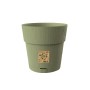 STEFANPLAST VASO IN PLASTICA ETHICA COLORE VERDE OLIVA cm. 25x25h.