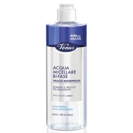 VENUS ACQUA MICELLARE BI-FASE TRUCCO WATERPROOF 400 ML