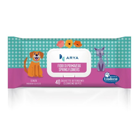 ARYA NEW SALVIETTE DETERGENTI FIORI PRIMAVERA 40 PZ