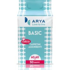 ARYA TAPPETINI ASSORBENTI PER CANI E GATTI 60x60 50 PZ BASIC