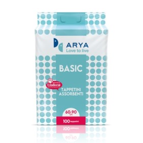 ARYA TAPPETINI ASSORBENTI PER CANI E GATTI 60x90 100 PZ BASIC