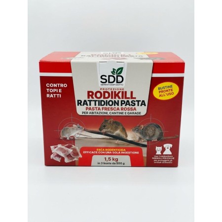 DOTTO RODI KILL TRIS ESCA TOPICIDA IN PASTA ROSSA KG. 1,50