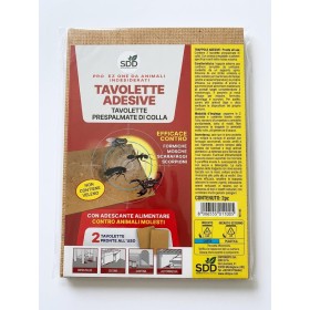 DOTTO TAVOLETTE TRAPPOLA TOPI ADESIVA CM. 19x14 PZ. 2