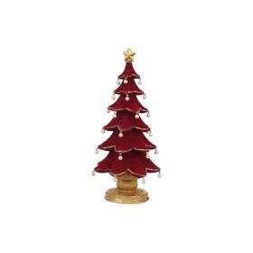 NATALUNA ALBERELLO DI NATALE  CON SFERE COLORE BORDEAUX VELLUTATO CM. 20h.