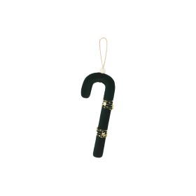 NATALUNA APPENDINO CANDY CANE VELLUTO 7X20CM M.500 VERDE/ORO