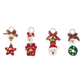 NATALUNA APPENDINO PER DECORO NATALIZIO 4 COLORI ASSORTITI