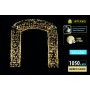 NATALUNA ARCO LUMINOSO PER INTERNO LUCE BIANCO CALDO CM. 2,5x2,2M