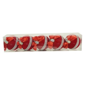 NATALUNA BOX 3SFERE 10CM M.79 ROSSO