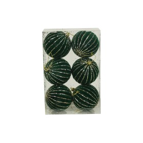 NATALUNA BOX 6SFERE 8CM M.64 VERDE S