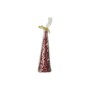 NATALUNA CANDELA NATALIZIA  CON DECORO PIGNA M.156 ROSSO CM. 20