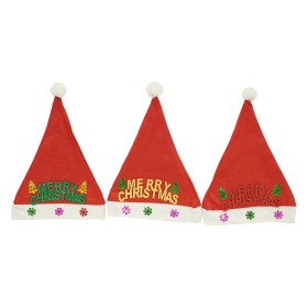 NATALUNA CAPPELLO NATALE 3 COLORI ASSORTITI CM. 38