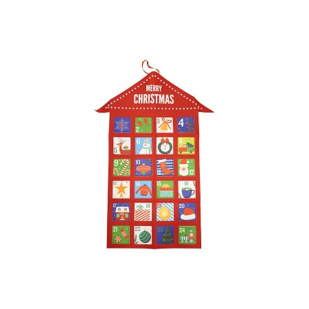 NATALUNA CASA CALENDARO DELL' AVVENTO M.708 CM. 105