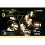 NATALUNA FESTONE 10 LAMPADINE PER INTERNO ED ESTERNO LUCE CALDA 220V IP44 MT. 5
