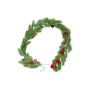 NATALUNA FESTONE C/BACCHE+SFERE VELL.175CM M.071 ROSSO
