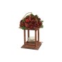 NATALUNA LANTERNA PER DECORO NATALE COLORE ROSSO CM. 18x18