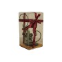 NATALUNA PORTA CANDELA 12,2X10X16,5CM M.5A7360 ROSSO