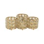 NATALUNA PORTA TEALIGHT 3F 27X10X12CM M.MF25124 ORO