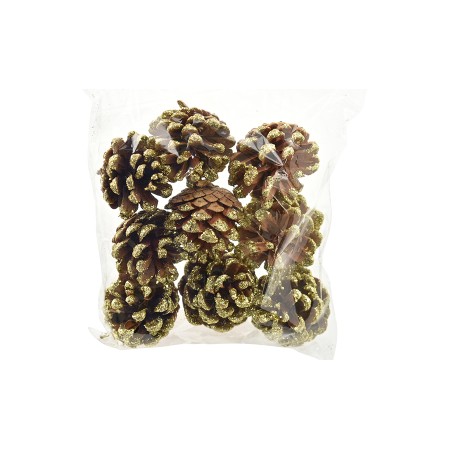 NATALUNA SET 9 PIGNE PER DECORAZIONE M.828 ORO