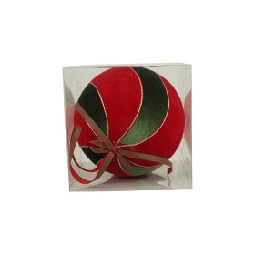 NATALUNA SFERA 20CM M.83 ROSSO/VERDE