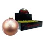NATALUNA SFERA PALLINA DI VETRO DECORO PER ALBERO DI NATALE M.JS64 CM. 10