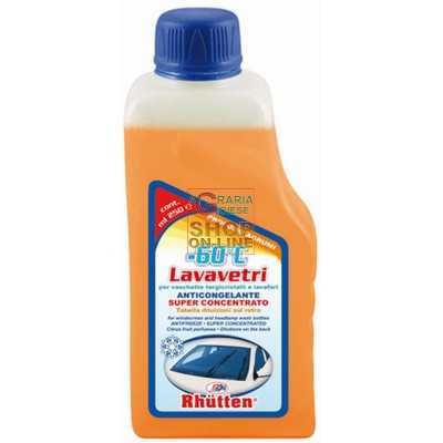 DETERGENTE LAVAVETRI RHUTTEN PER AUTO INVERNALE ML. 250 