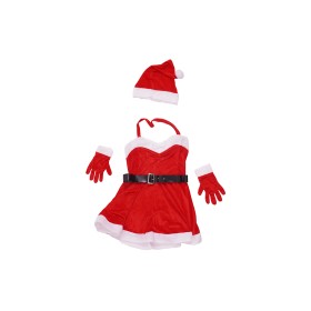 NATALUNA VESTITO DI BABBO NATALE PER DONNA M.X008 COLORE ROSSO CM. 68