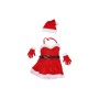 NATALUNA VESTITO DI BABBO NATALE PER DONNA M.X008 COLORE ROSSO CM. 68