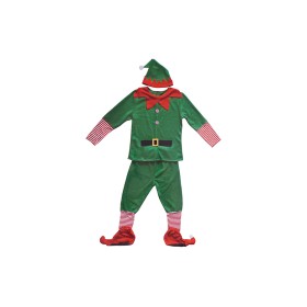 NATALUNA VESTITO ELFO PER UOMO TAGLIA UINICA M.R001 COLORE VERDE