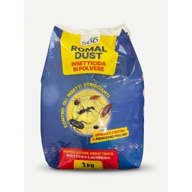 SDD ROMAL DUST INSETTICIDA POLVERE A BASE DI CIPERMETRINA TETRAMETRINA KG. 1