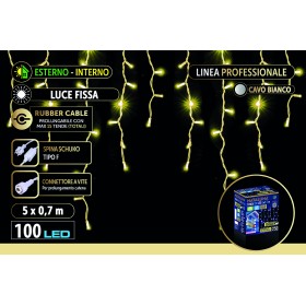 TENDA 5X0,7M 100LED RUBB.U.EST.COLL.BIA.CALDO