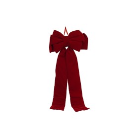 NATALUNA FIOCCO VELLUTO PER DECORO NATALIZIO COLORE ROSSO CM. 100x220