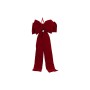 NATALUNA FIOCCO VELLUTO PER DECORO NATALIZIO COLORE ROSSO CM. 100x220