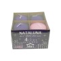 NATALUNA SET 4 CANDELE DELL'AVVENTO CM. 5x6,5h.