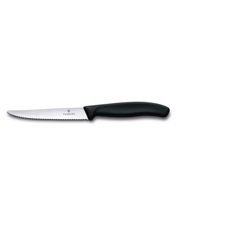 Victorinox Coltello da bistecca e pizza Gourmet Swiss Classic manico nero cm. 12