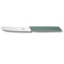 Victorinox Coltello da tavola manico Sage Green Swiss Modern Lama arrotondata seghettata